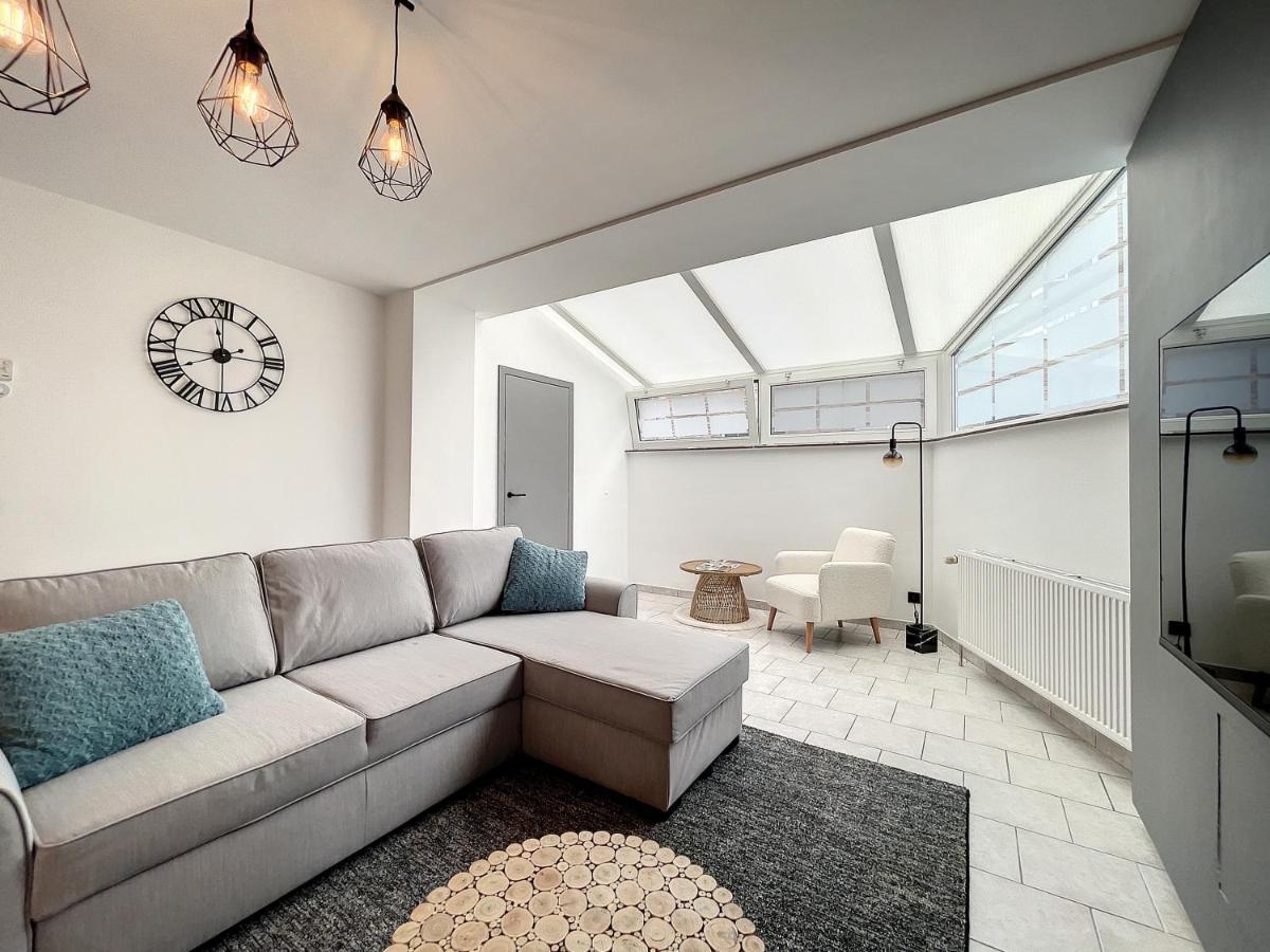 Au Doux Refuge Apartment Soumagne Bagian luar foto